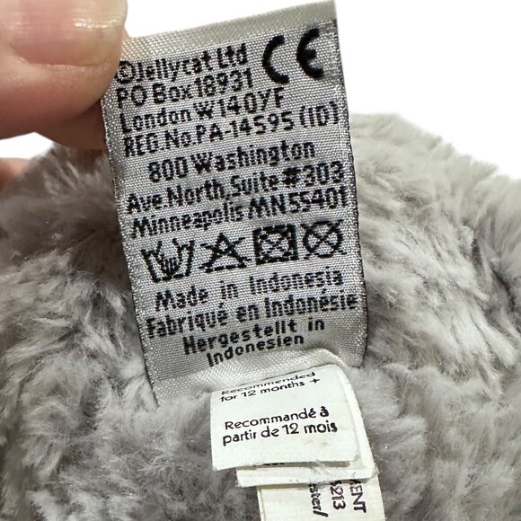 Retired Jellycat London Medium Fuddlewuddle Donkey 10" Plush Toy Grey Soft HTF! - Picture 6 of 9